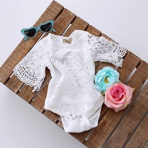 Bohemian Lace Onesie